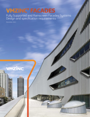 VMZINC Facades - Design and specification requirements